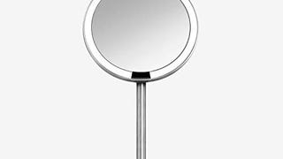 simplehuman 5" Round Rechargeable Mini Travel Sensor Makeup...