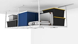 FLEXIMOUNTS 4x8 Overhead Garage Storage Rack,Adjustable...