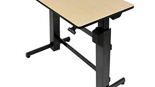 Ergotron Workfit-D Sit-Stand Desk (Birch)