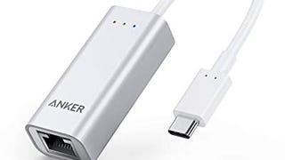 Anker USB C to Ethernet Adapter, USB C to Gigabit Ethernet...