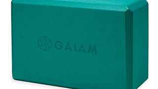 Gaiam Yoga Block - Supportive Latex-Free EVA Foam Soft...