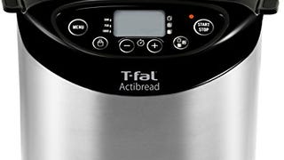 T-fal Bread Machine, 14.02 x 12.52 x 16.06 inches, Stainless...