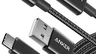 Anker Premium Nylon USB A to USB C Cable(2-pack, 6ft), USB...