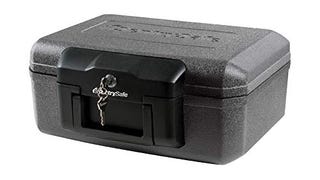 SentrySafe 1200 Fireproof Box with Key Lock, 0.18 Cubic...