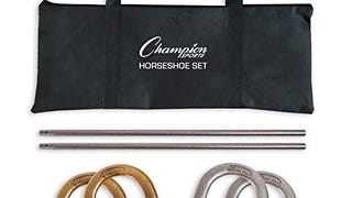 Champion Sports Classic Horseshoe Set: Traditional Outdoor...
