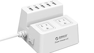 ORICO Desktop Power Strip Surge Protector, 2 Outlets 5...