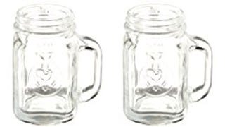 Kikkerland Mason Jar Shot Glasses, Set of 4