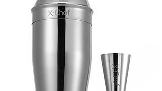 X-Chef Cocktail Shaker, 700ml/24 fl.oz Stainless Steel...