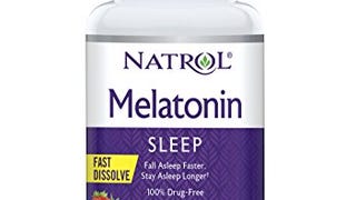 Natrol Melatonin Fast Dissolve Tablets, Help You Fall Asleep...