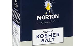 Morton Coarse Kosher Salt, 3 lbs, dark blue