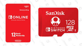 12 Months Switch Online + 128GB microSD Card