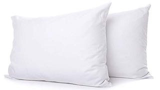 Extra Soft Down Filled Pillow for Stomach Sleepers w/Cotton...