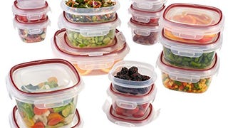 Rubbermaid Lock-Its Food Storage Containers with Easy Find...