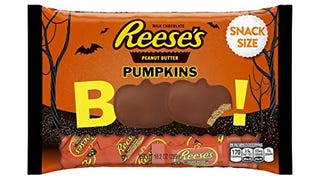 REESE'S Snack Size Peanut Butter Pumpkins, 10.2