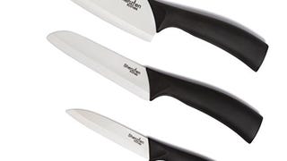 3-Piece Ceramic Knife Set by Shenzhen Knives: 6" Chef's...