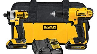 DEWALT 20V Max Cordless Drill Combo Kit, 2-Tool (DCK240C2)...