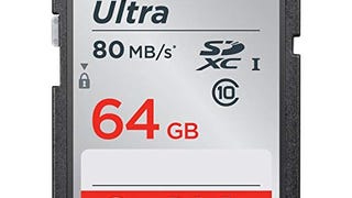 SanDisk Ultra 64GB Class 10 SDXC UHS-I Memory Card up to...