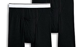 Jockey Men's Underwear Pouch Midway Brief - 2 Pack, Black,...