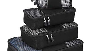 eBags Classic Packing Cubes - 4pc Small/Med Set (Black)