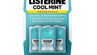 Listerine Cool Mint Pocketpaks Breath Strips Kills Bad...
