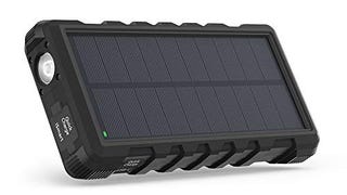 RAVPower 25000mAh Solar Portable Charger with Micro USB...