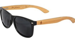 The Venice by Spruce - Polarized Bamboo Sunglasses - Wayfarer...