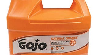GOJO NATURAL ORANGE Pumice Hand Cleaner, 1 Gallon Quick...