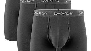 DAVID ARCHY Men's Underwear Premium Cotton Boxer Briefs...