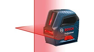 Bosch GLL55 50ft Cross Line Laser Level Self-Leveling with...