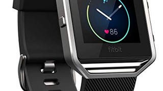 Fitbit Blaze Smart Fitness Watch, Black, Silver, Large...