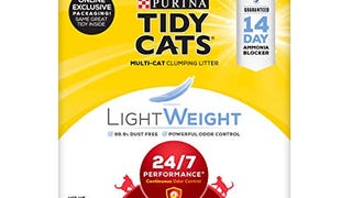 Purina Tidy Cats Lightweight Clumping Cat Litter, 24/7...