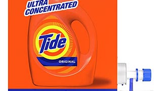 Tide Laundry Detergent Liquid Soap Eco-Box, Ultra Concentrated...