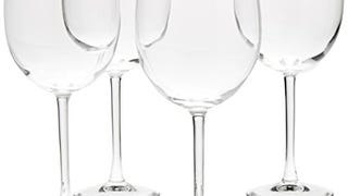 Amazon Basics All-Purpose Wine Glasses, 19-Ounce, Set of...