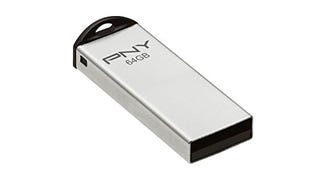 PNY Metal Attaché 64GB USB 2.0 Flash Drive - P-FDU64G/APPMT2-...