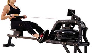 Sunny Health & Fitness Obsidian Surge 500 Water Rowing...