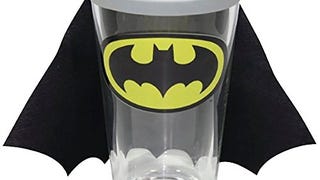 Batman Decal Pint Glass with Detachable Fabric