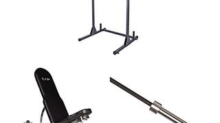 CAP Barbell Power Rack Exercise Stand, Deluxe Utility Weight...