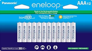 Panasonic BK-4MCCA12FA eneloop AAA 2100 Cycle Ni-MH Pre-...