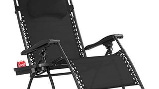 Goplus Folding Zero Gravity Lounge Chair Wide Recliner...