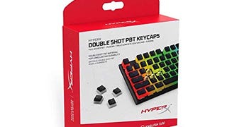 HyperX Double Shot PBT Keycaps, 104 Mechanical Keycap Set,...