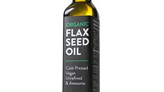 GreaterGoods Organic Flaxseed Oil 250ML, Heart Healthy...