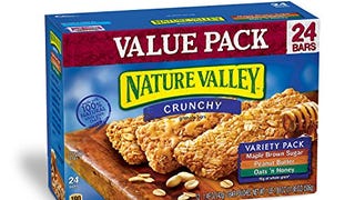 Nature Valley Granola Bars, Crunchy, Variety Pack of Oats...