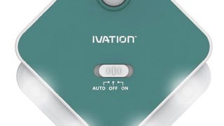 Ivation 4-LED Motion Sensor Light - Green - Battery Powered...
