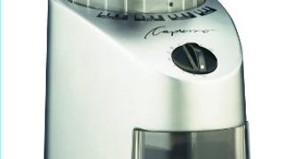 Capresso 560Infinity Conical Burr Grinder, Brushed Silver,...