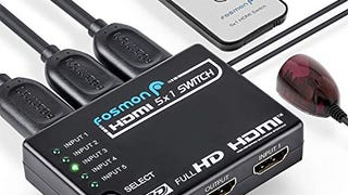 Fosmon HD1832 Intelligent 5x1 5-Port HDMI Switch/Switcher...