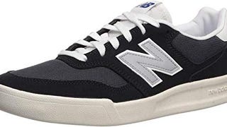 New Balance Men's 300 V2 Court Sneaker, Black/White, 9....