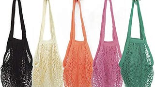 HotShine Mesh Bags Reusable Cotton Mesh Grocery Bags - 100%...