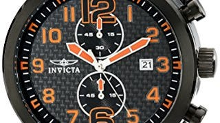 Invicta Men's 11244 Specialty Chronograph Black Carbon...