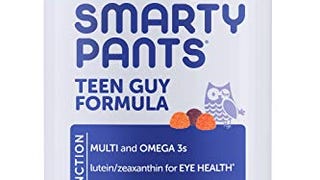 SmartyPants Teen Guy Formula, Daily Multivitamin Gummies:...