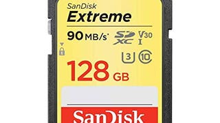 SanDisk 128GB Extreme SDXC UHS-I Memory Card - 90MB/s, C10,...